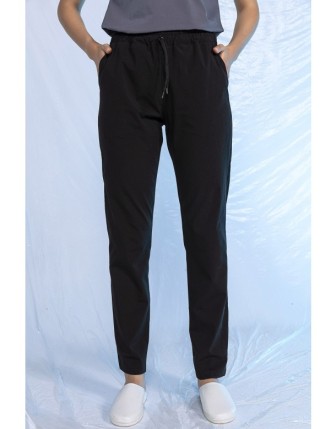 Likralı Üniforma Tek Alt - Siyah