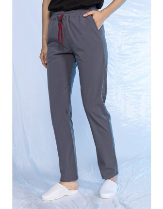 Likralı Üniforma Tek Alt - Füme