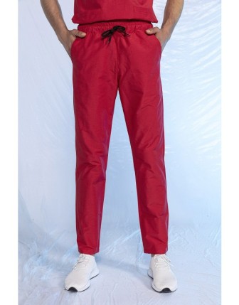 Likralı Üniforma Tek Alt - Kırmızı