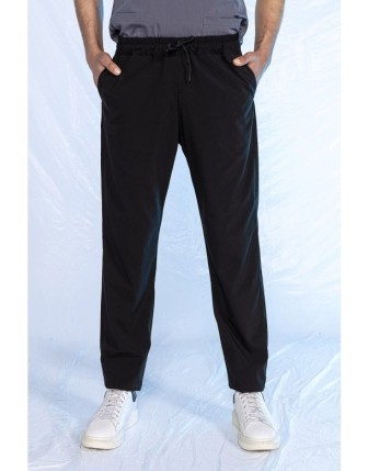 Likralı Üniforma Tek Alt - Siyah