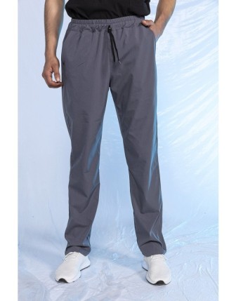 Likralı Üniforma Tek Alt - Füme