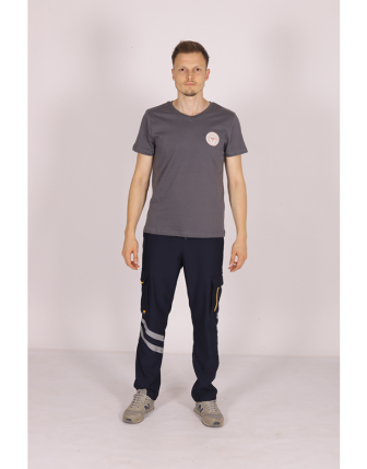 Pratik Medikal 112 Acil Sağlık V Yaka Tişört Unisex - L